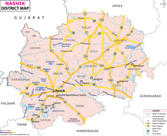  nashik map